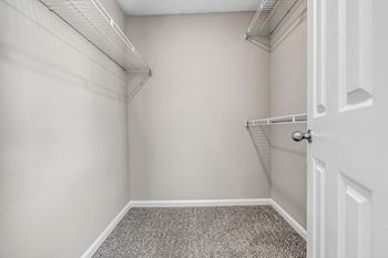 An empty closet 